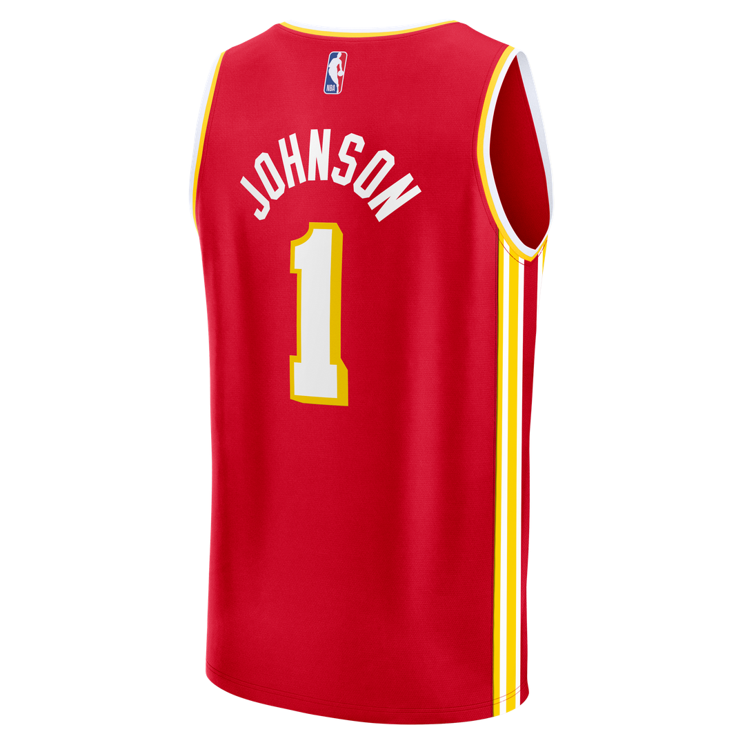 Atlanta Hawks Jalen Johnson Fanatics Youth Fast Break Jersey - Icon Edition - Red Team Jersey Sports Fan Apparel
