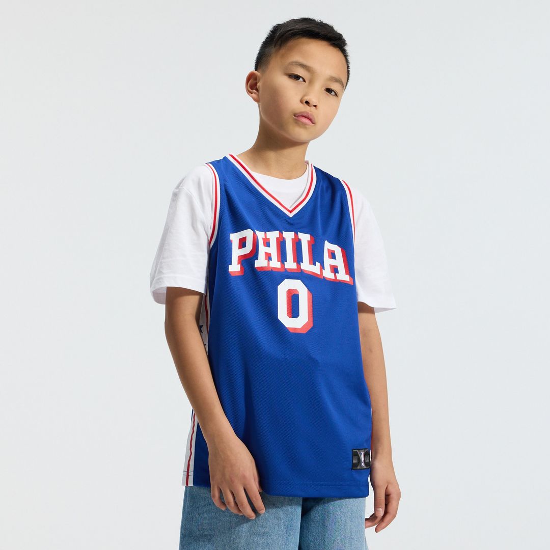Philadelphia 76ers Tyrese Maxey Fanatics Youth Fast Break Replica Player Jersey - Icon Edition - Royal Team Jersey Sports Fan Apparel