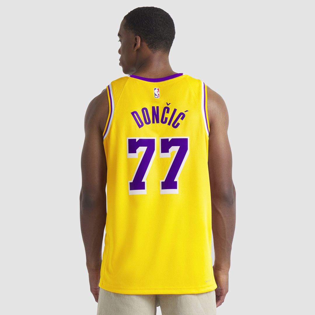 Los Angeles Lakers Luka Dončić Nike Unisex Swingman Jersey - Icon Edition - Gold Team Jersey Sports Fan Apparel