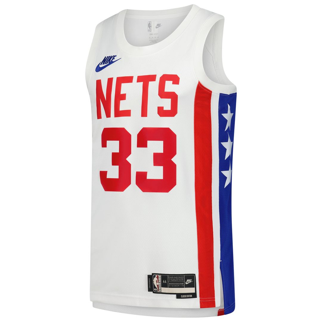 Brooklyn Nets Nic Claxton Nike Swingman Jersey - Classic Edition - White Team Jersey Sports Fan Apparel