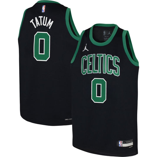 Boston Celtics Jayson Tatum Jordan Brand Youth Swingman Jersey - Statement Edition - Black Team Jersey Sports Fan Apparel
