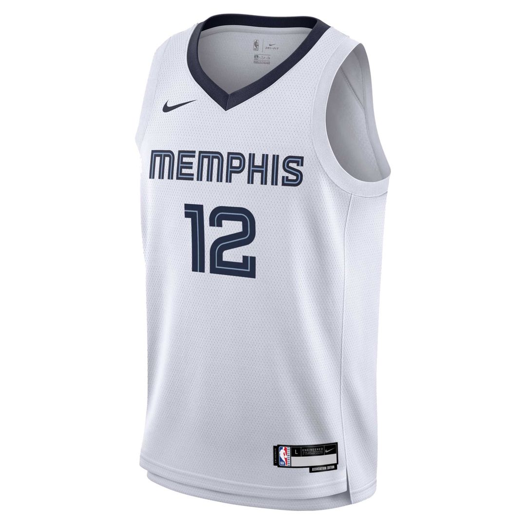 Memphis Grizzlies Ja Morant Nike Youth Swingman Jersey - Association Edition - White Team Jersey Sports Fan Apparel