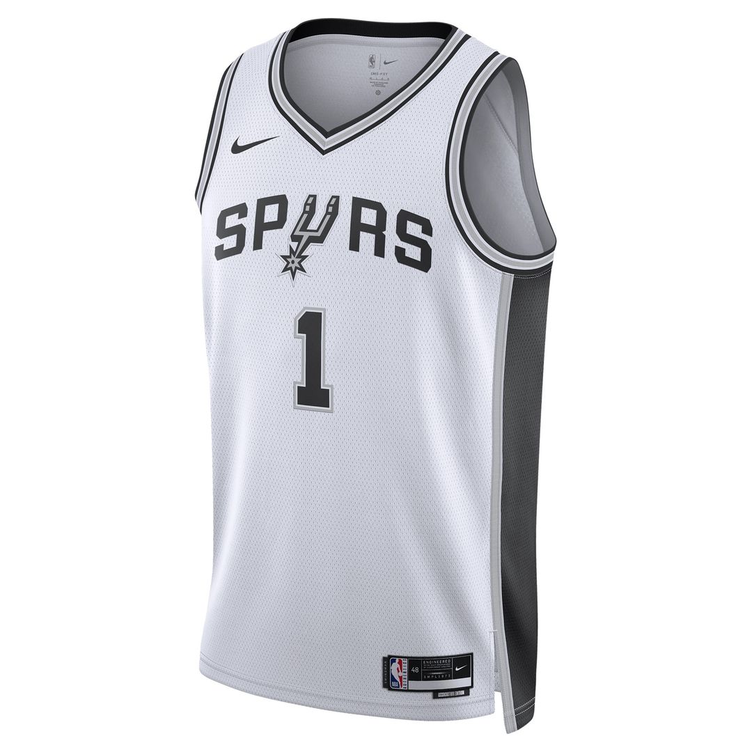 San Antonio Spurs Victor Wembanyama Nike Unisex Swingman Jersey - Association Edition - White Team Jersey Sports Fan Apparel