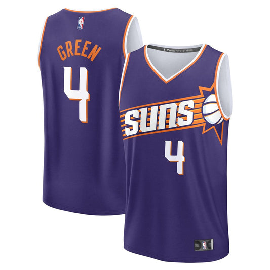 Phoenix Suns Jalen Green Fanatics Fast Break Replica Jersey - Purple - Icon Edition Team Jersey Sports Fan Apparel