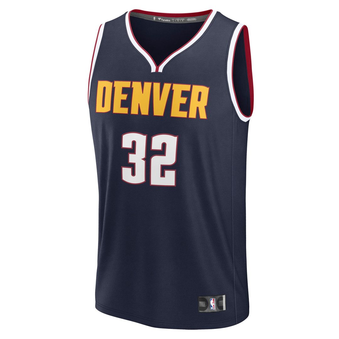 Denver Nuggets Aaron Gordon Fanatics Fast Break Replica Jersey - Navy - Icon Edition Team Jersey Sports Fan Apparel