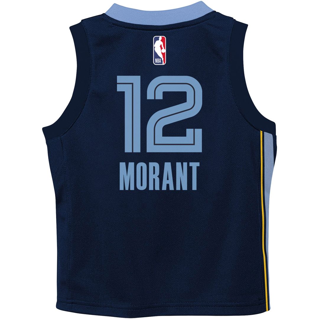 Memphis Grizzlies Ja Morant Nike Preschool Swingman Player Jersey - Icon Edition - Navy Team Jersey Sports Fan Apparel
