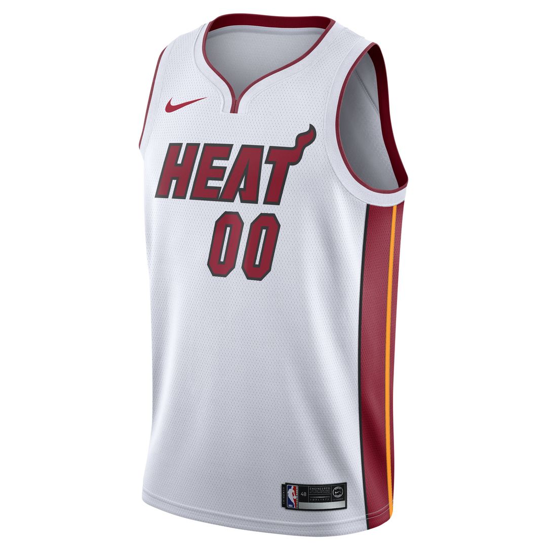 Miami Heat Nike 2020/21 Swingman Custom Jersey - Association Edition - White Team Jersey Sports Fan Apparel