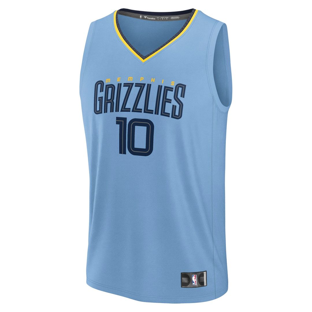 Memphis Grizzlies Luke Kennard Fanatics Fast Break Replica Player Jersey - Statement Edition - Light Blue Team Jersey Sports Fan Apparel