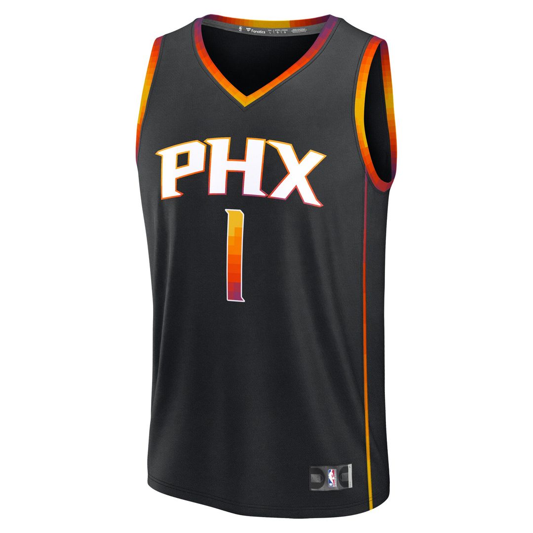Phoenix Suns Devin Booker Fanatics Youth Fast Break Replica Player Jersey - Statement Edition - Black Team Jersey Sports Fan Apparel