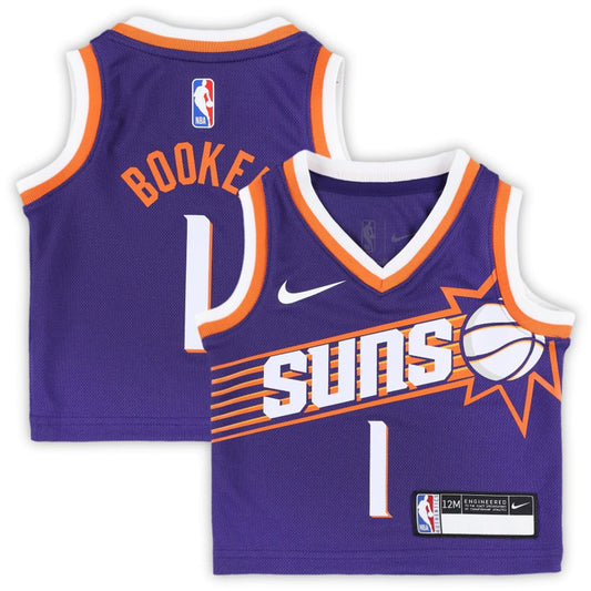 Phoenix Suns Devin Booker Nike Infant Swingman Player Jersey - Icon Edition - Purple Team Jersey Sports Fan Apparel