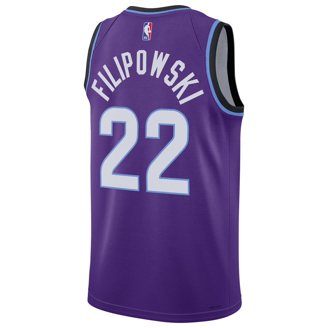 Utah Jazz Kyle Filipowski Nike Unisex Swingman Jersey - Icon Edition - Purple Team Jersey Sports Fan Apparel