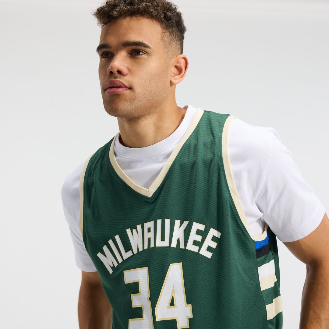 Milwaukee Bucks Giannis Antetokounmpo Fanatics Fast Break Replica Player Jersey - Icon Edition - Hunter Green Team Jersey Sports Fan Apparel