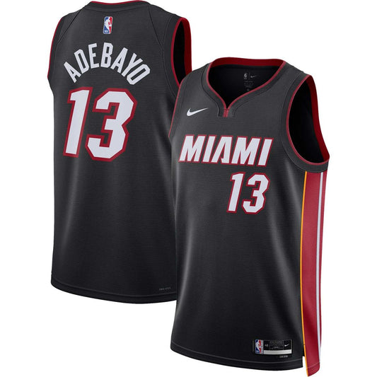 Miami Heat Bam Adebayo Nike Unisex Swingman Jersey - Icon Edition - Black Team Jersey Sports Fan Apparel