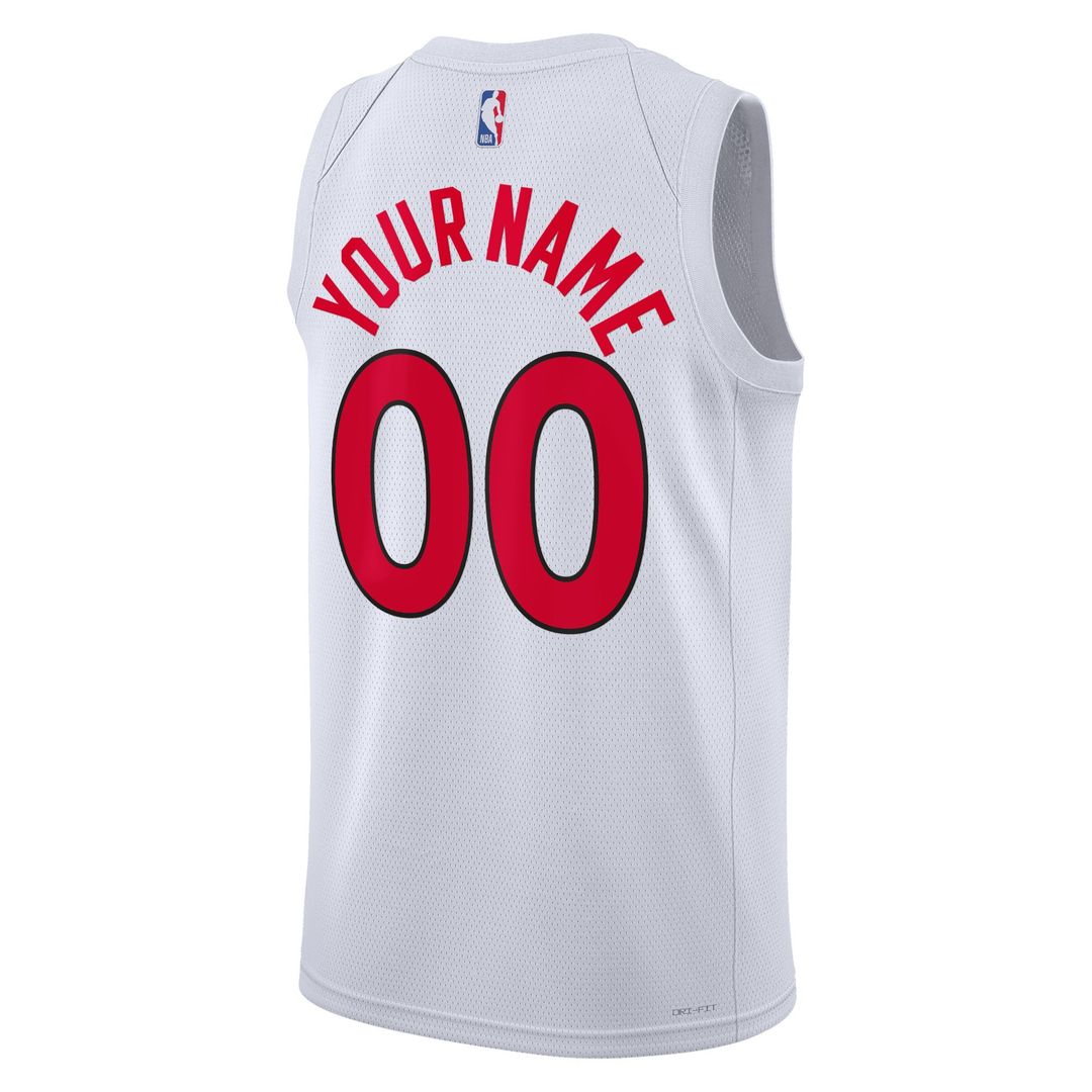 Toronto Raptors Nike Unisex Swingman Custom Jersey White - Association Edition Team Jersey Sports Fan Apparel