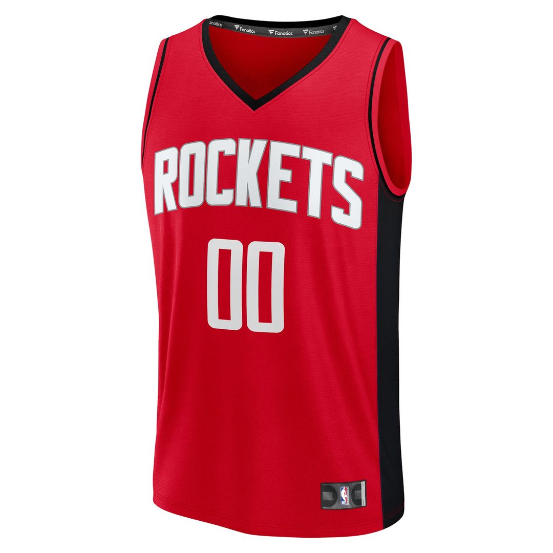 Houston Rockets Fanatics Fast Break Custom Jersey - Icon Edition - Red Team Jersey Sports Fan Apparel