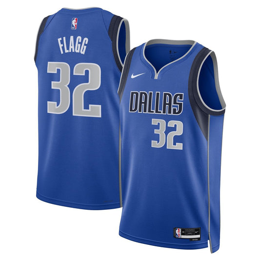 Dallas Mavericks Cooper Flagg Nike Unisex 2025 NBA Draft First Round Pick Swingman Jersey - Icon Edition - Blue Team Jersey Sports Fan Apparel