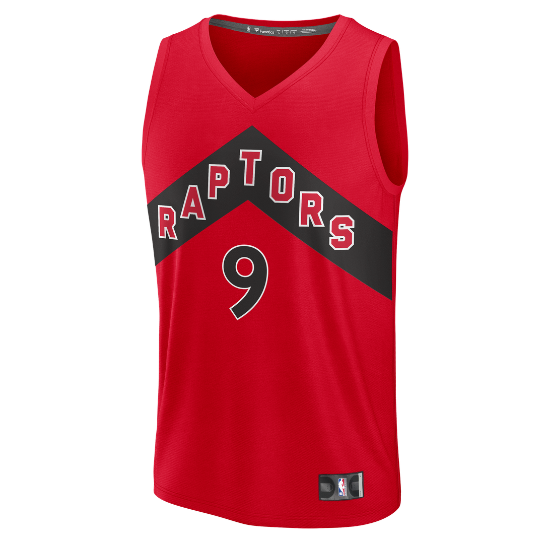 Toronto Raptors RJ Barrett Fanatics Fast Break Jersey - Red - Icon Edition Team Jersey Sports Fan Apparel