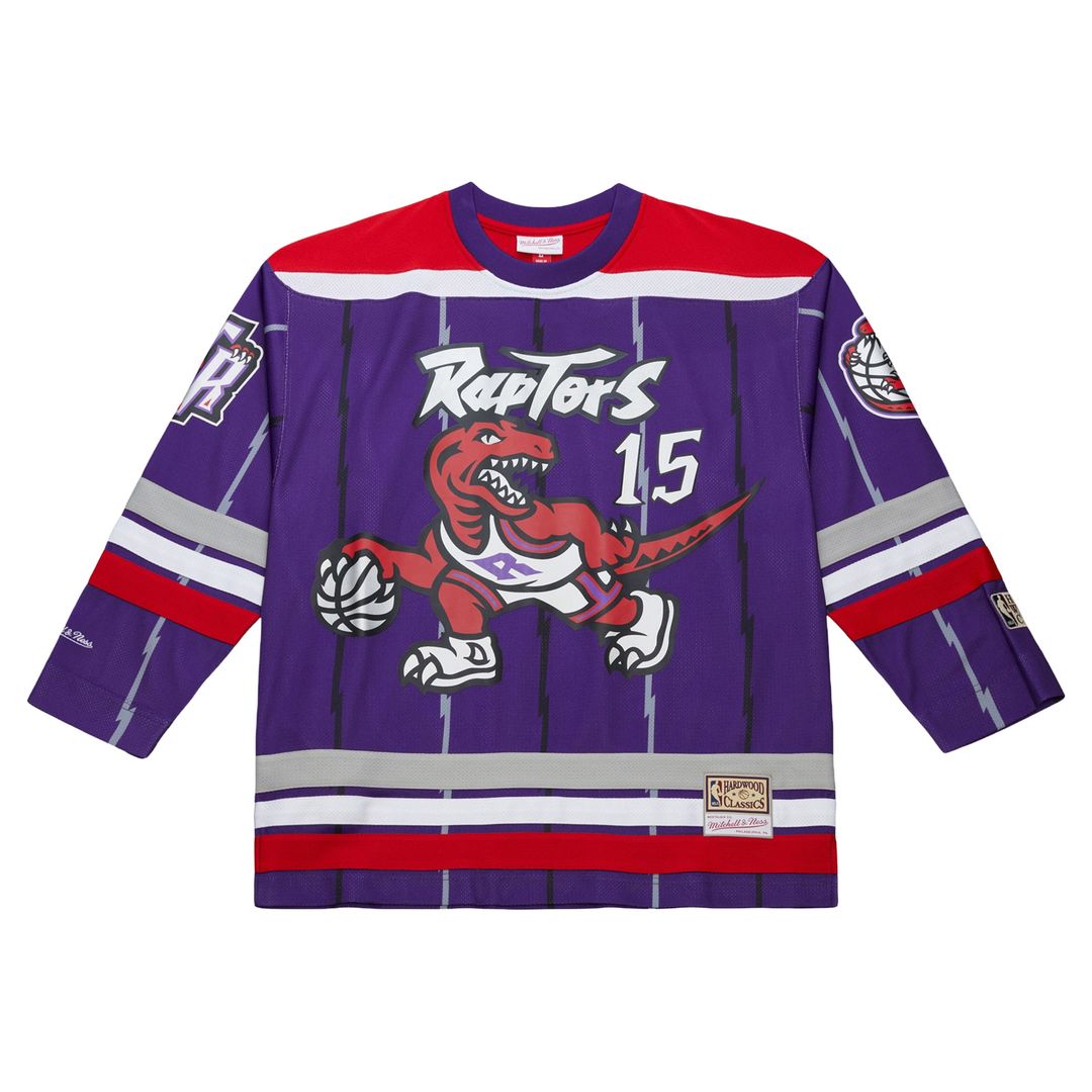 Toronto Raptors Vince Carter Mitchell & Ness Unisex Maxxed Out Fashion Hockey Jersey - Purple Team Jersey Sports Fan Apparel