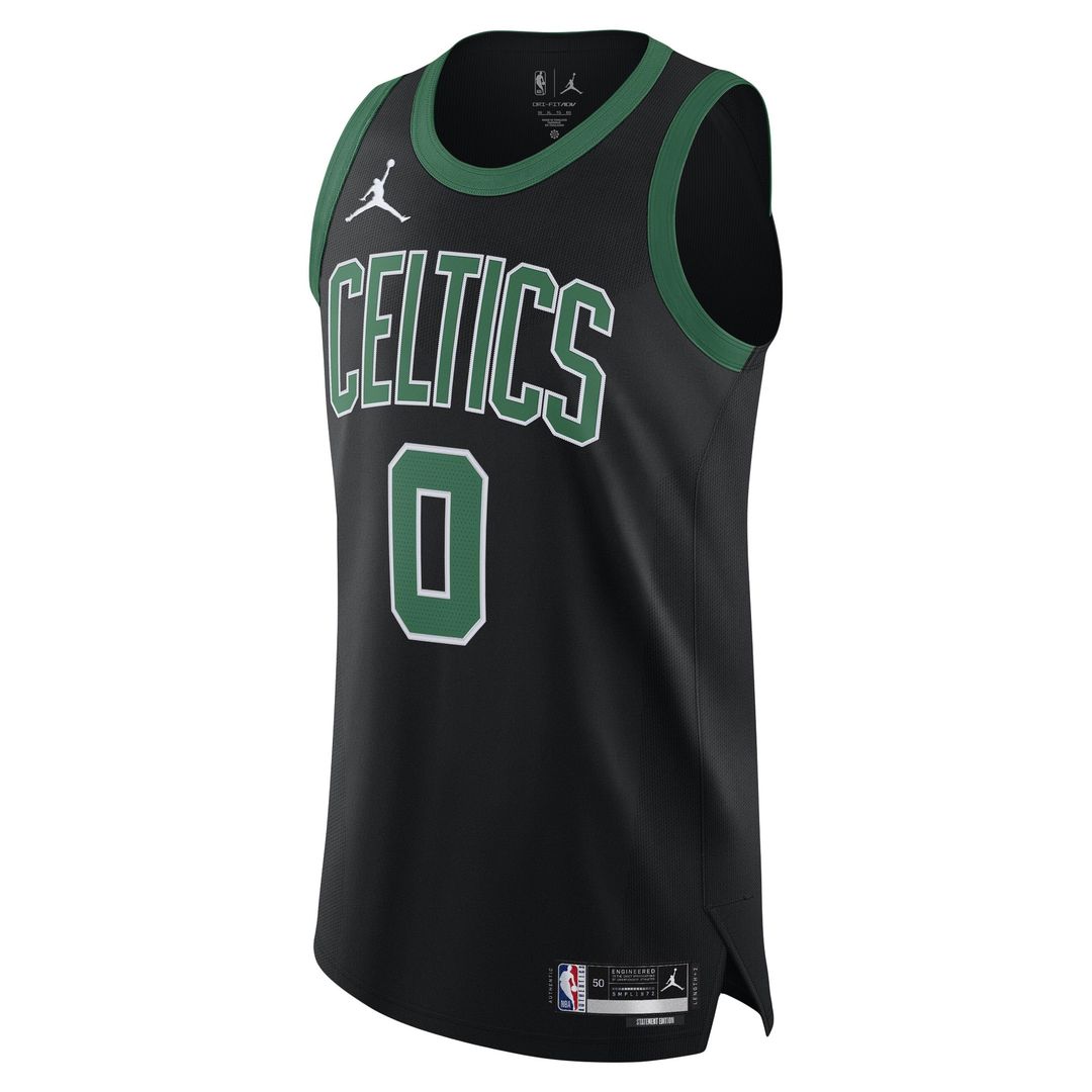Boston Celtics Jayson Tatum Jordan Brand Authentic Player Jersey - Statement Edition - Black Team Jersey Sports Fan Apparel