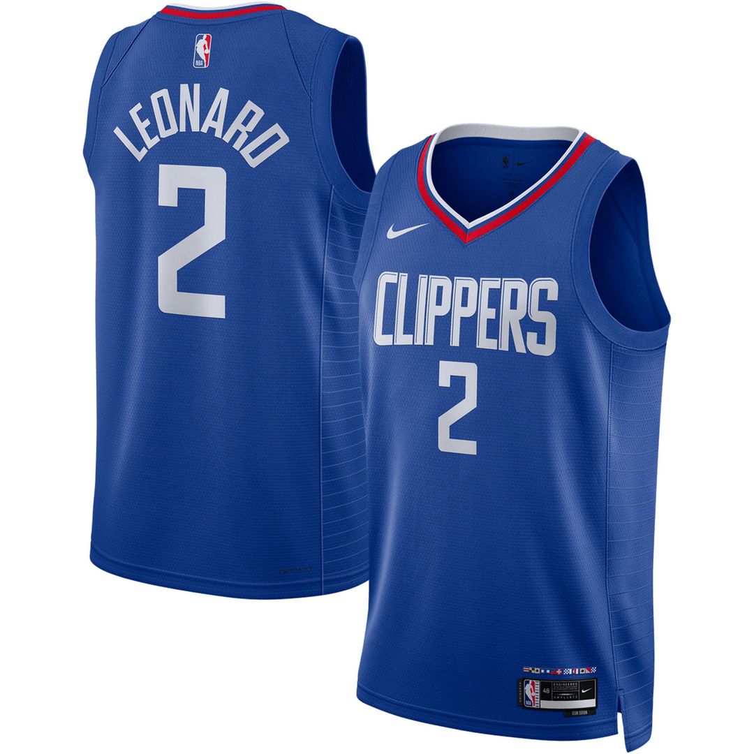 LA Clippers Kawhi Leonard Nike Unisex Swingman Jersey - Association Edition - White Team Jersey Sports Fan Apparel
