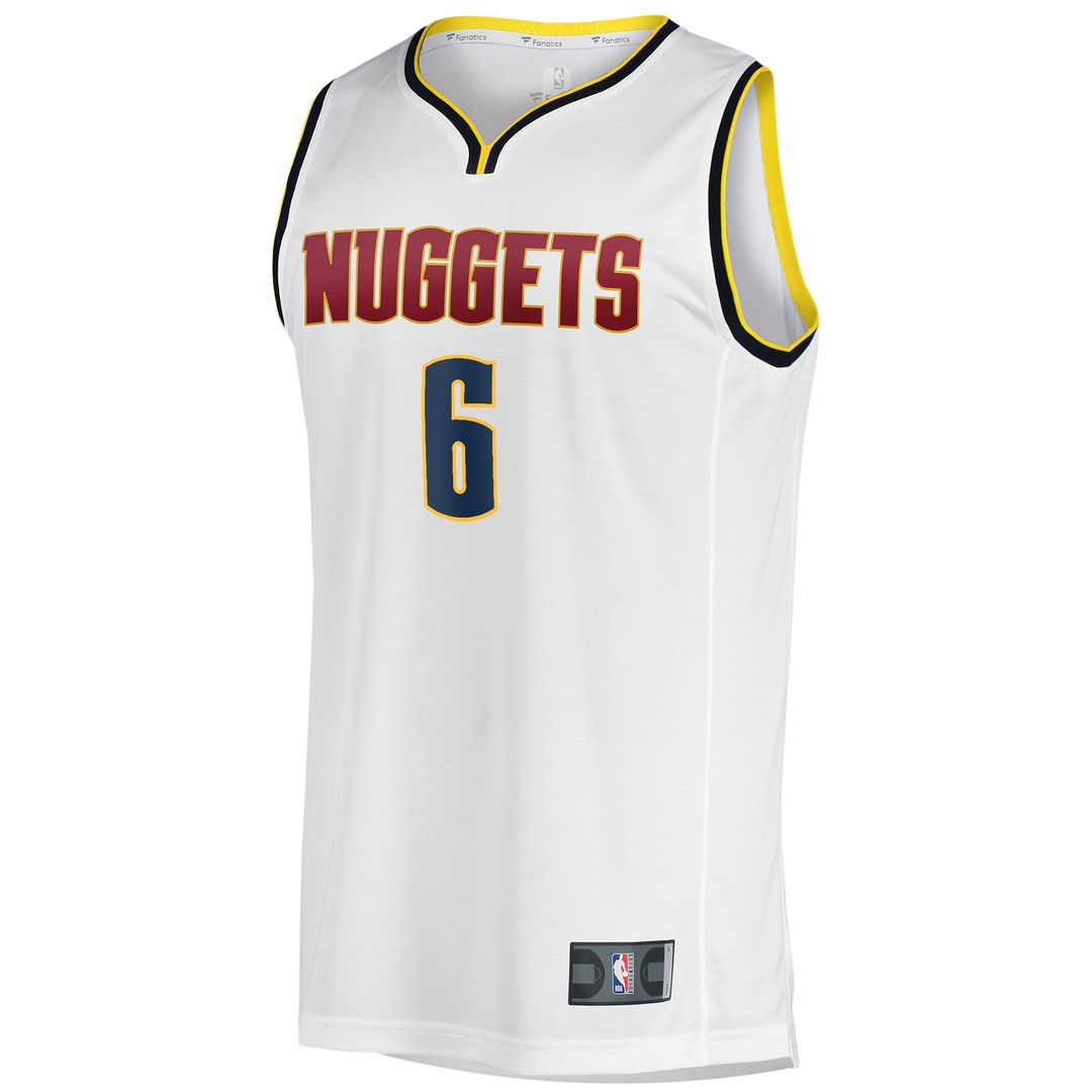 Denver Nuggets DeAndre Jordan Fanatics Fast Break Player Jersey - Association Edition - White Team Jersey Sports Fan Apparel