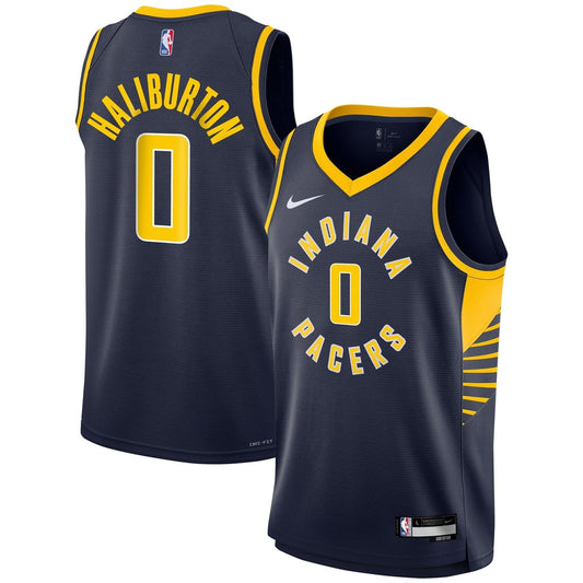 Indiana Pacers Tyrese Haliburton Nike Youth Swingman Jersey - Icon Edition - Navy Team Jersey Sports Fan Apparel