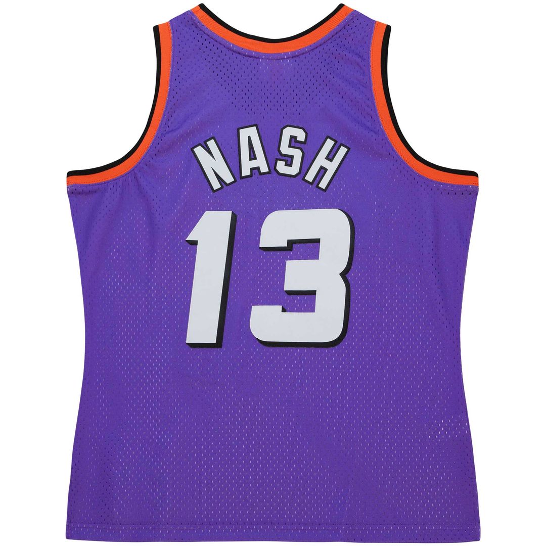 Phoenix Suns Steve Nash Mitchell & Ness Hardwood Classics 1996/97 Tropical Swingman Jersey - Purple Team Jersey Sports Fan Apparel