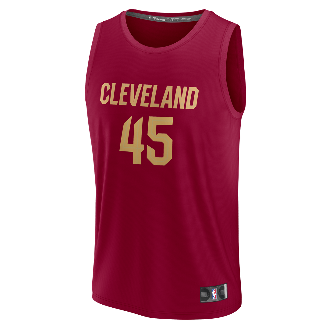 Cleveland Cavaliers Donovan Mitchell Fanatics Fast Break Replica Jersey - Icon Edition - Wine Team Jersey Sports Fan Apparel