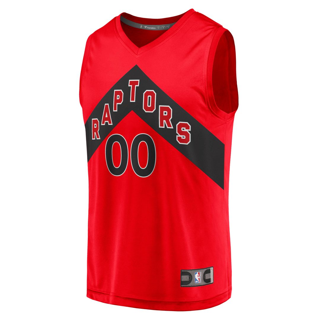 Toronto Raptors Fanatics Fast Break Replica Custom Jersey - Icon Edition - Red Team Jersey Sports Fan Apparel