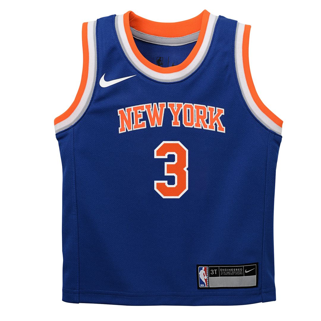 New York Knicks Josh Hart Nike Toddler Replica Swingman Jersey - Icon Edition - Blue Team Jersey Sports Fan Apparel