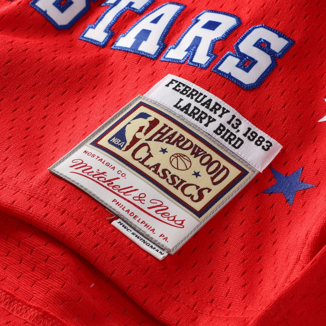 Larry Bird 1983 NBA All - Star Game Mitchell & Ness Youth Hardwood Classics Swingman Jersey - Red Team Jersey Sports Fan Apparel