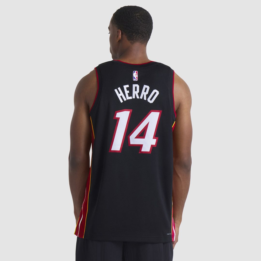 Miami Heat Tyler Herro Nike Unisex Swingman Jersey - Icon Edition - Black Team Jersey Sports Fan Apparel