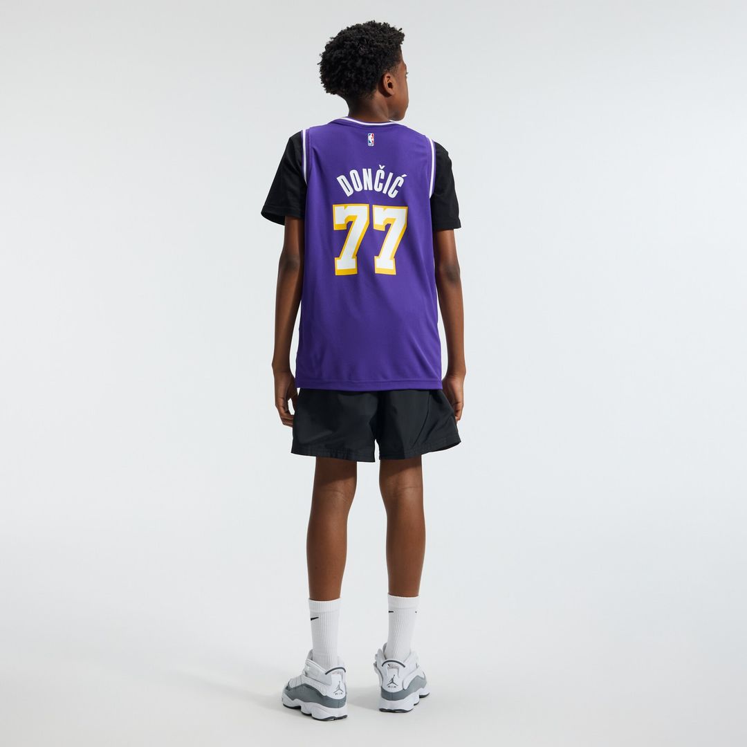 Los Angeles Lakers Luka Dončić Fanatics Youth Fast Break Jersey - Statement Edition - Purple Team Jersey Sports Fan Apparel