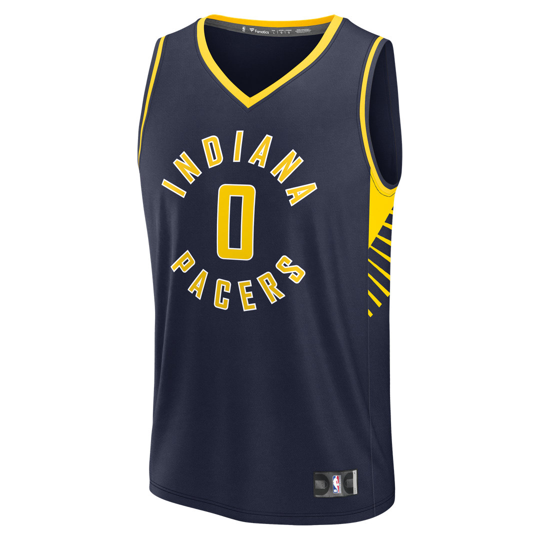 Indiana Pacers Tyrese Haliburton Fanatics Youth Fast Break Replica Player Jersey - Navy Team Jersey Sports Fan Apparel