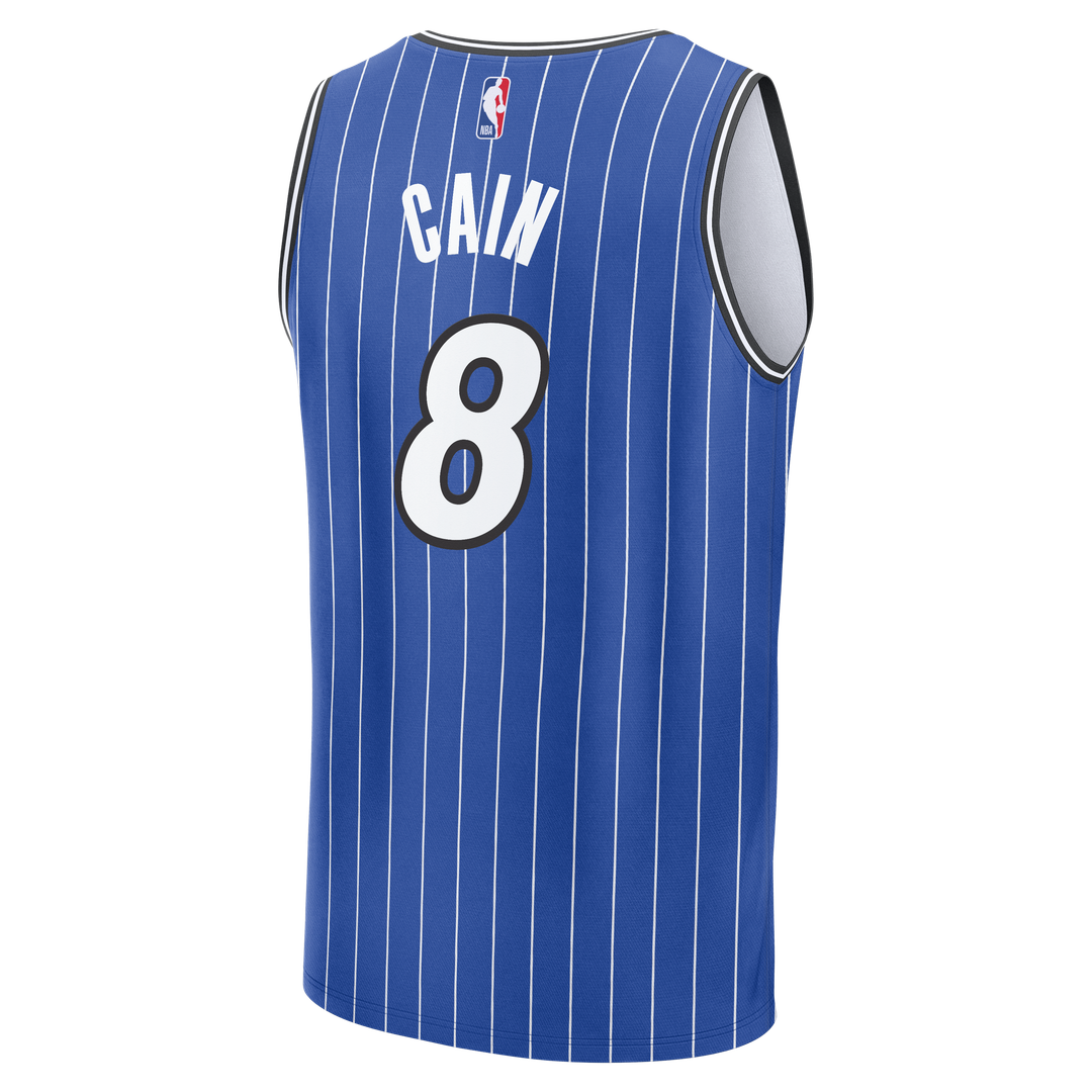Orlando Magic Jamal Cain Fanatics Fast Break Jersey - Icon Edition - Blue Team Jersey Sports Fan Apparel