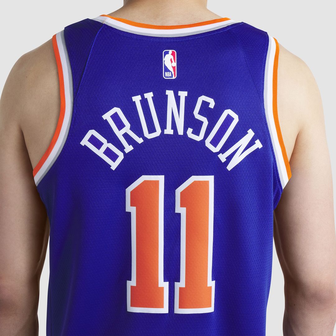 New York Knicks Jalen Brunson Nike Unisex Swingman Jersey - Icon Edition - Blue Team Jersey Sports Fan Apparel