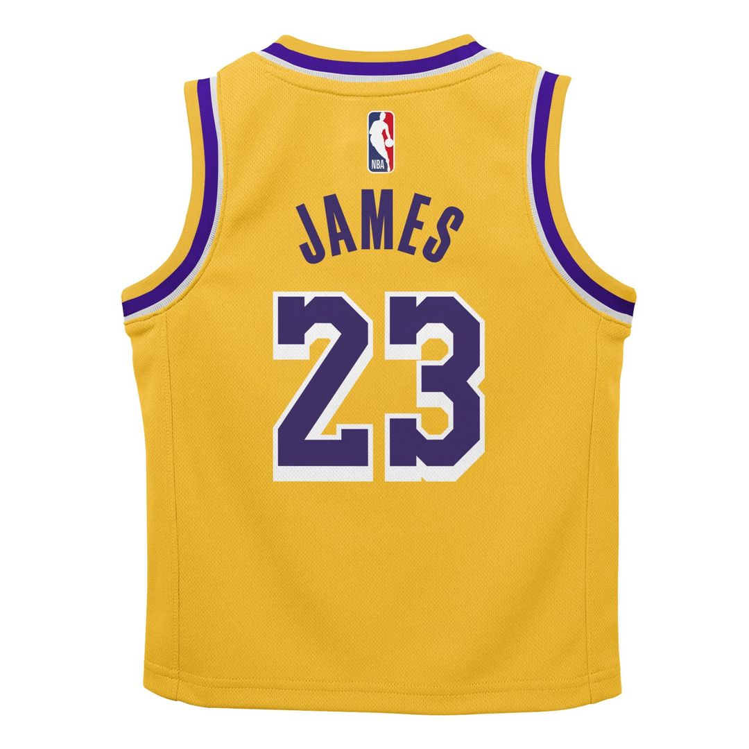Los Angeles Lakers LeBron James Nike Preschool Dri - FIT Swingman Player Jersey - Icon Edition - Gold Team Jersey Sports Fan Apparel