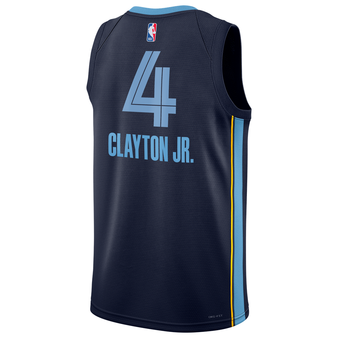 Memphis Grizzlies Walter Clayton Jr. Nike Unisex Swingman Jersey - Icon Edition - Navy Team Jersey Sports Fan Apparel