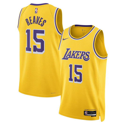 Los Angeles Lakers Austin Reaves Nike Unisex Swingman Jersey - Icon Edition - Gold Team Jersey Sports Fan Apparel