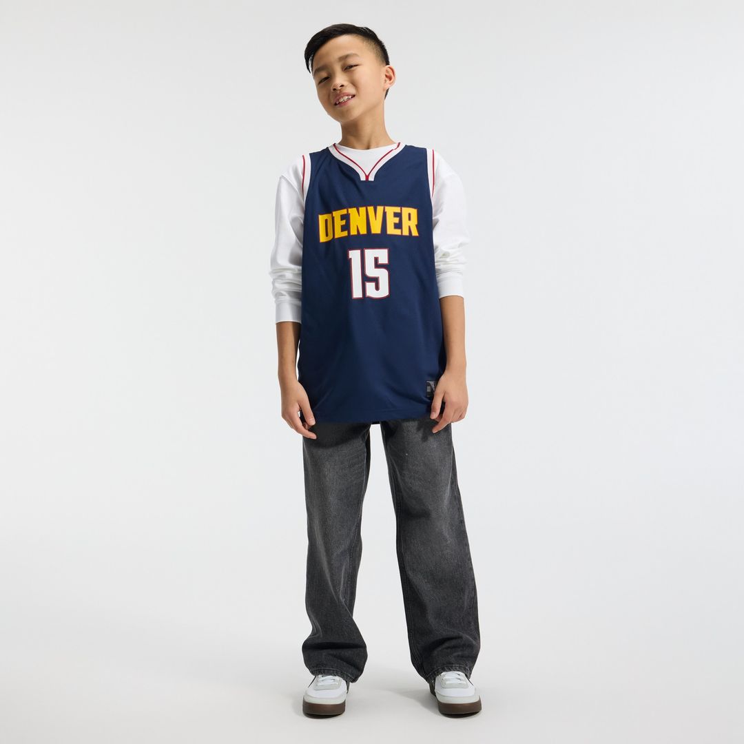 Denver Nuggets Nikola Jokic Fanatics Youth Fast Break Replica Player Jersey - Icon Edition - Navy Team Jersey Sports Fan Apparel