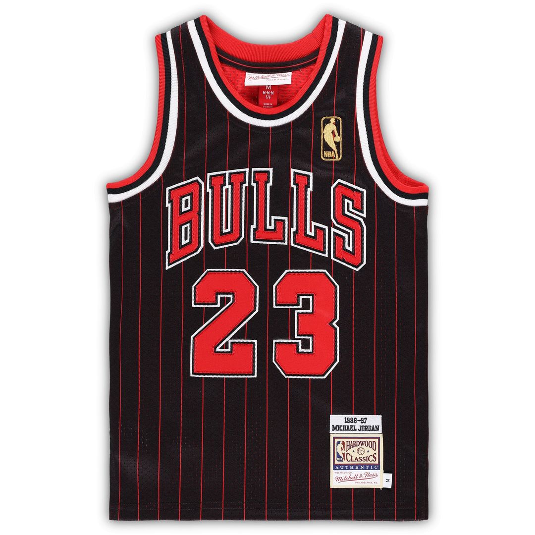 Chicago Bulls Michael Jordan Mitchell & Ness Preschool 1997/98 Hardwood Classics Authentic Jersey - White Team Jersey Sports Fan Apparel