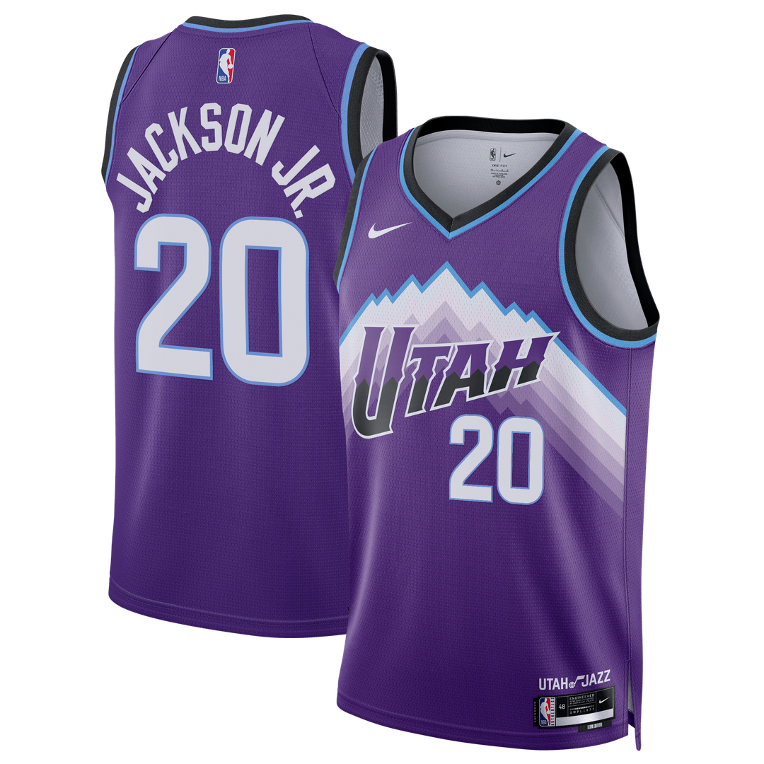 Utah Jazz Jaren Jackson Jr. Nike Unisex Swingman Jersey - Icon Edition - Purple Team Jersey Sports Fan Apparel