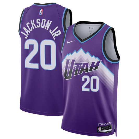 Utah Jazz Jaren Jackson Jr. Nike Unisex Swingman Jersey - Icon Edition - Purple Team Jersey Sports Fan Apparel