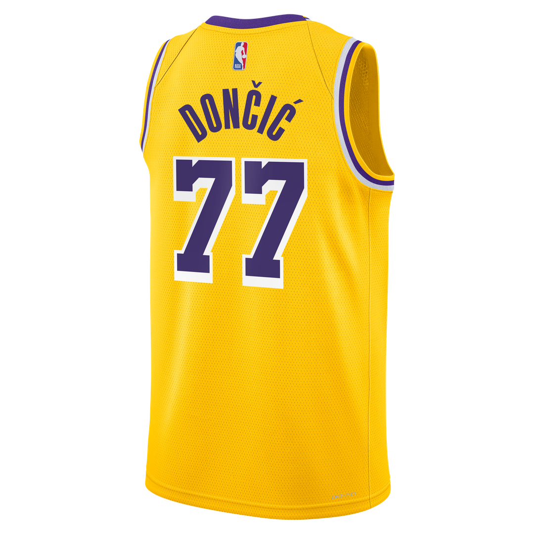 Los Angeles Lakers Luka Dončić Nike Unisex Swingman Jersey - Icon Edition - Gold Team Jersey Sports Fan Apparel