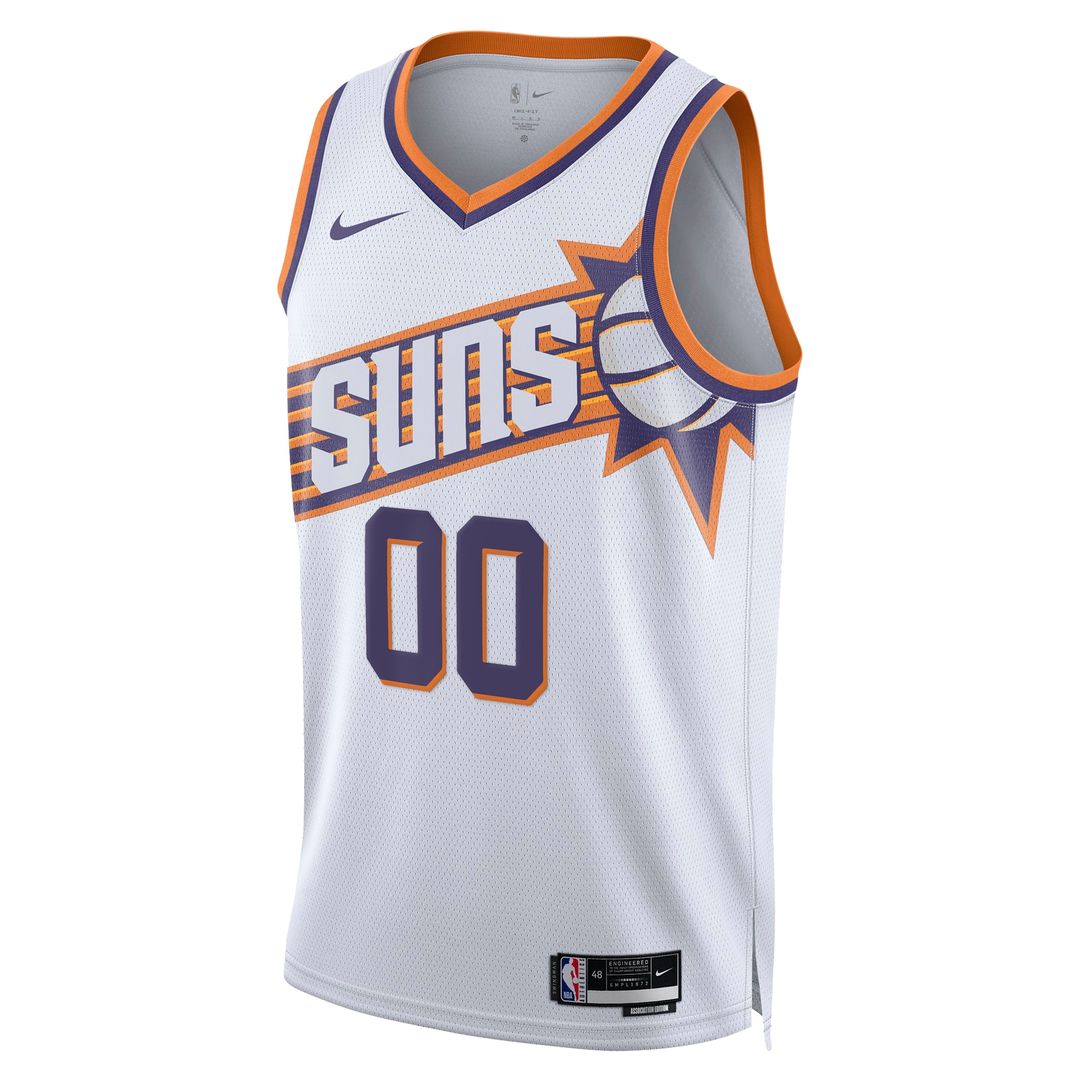 Phoenix Suns Nike Unisex Swingman Custom Jersey - White - Association Edition Team Jersey Sports Fan Apparel