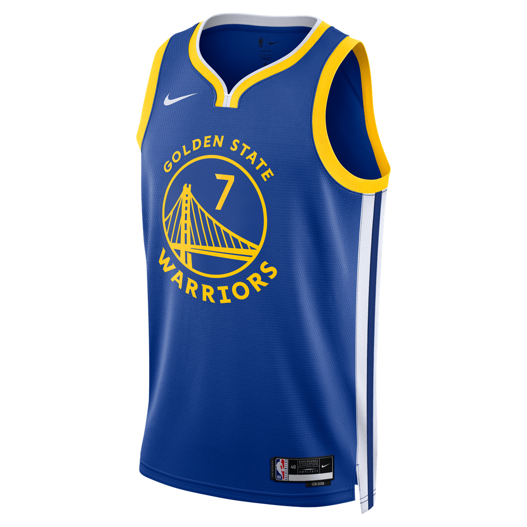 Golden State Warriors Kristaps Porziņģis Nike Unisex Swingman Jersey - Icon Edition - Royal Team Jersey Sports Fan Apparel