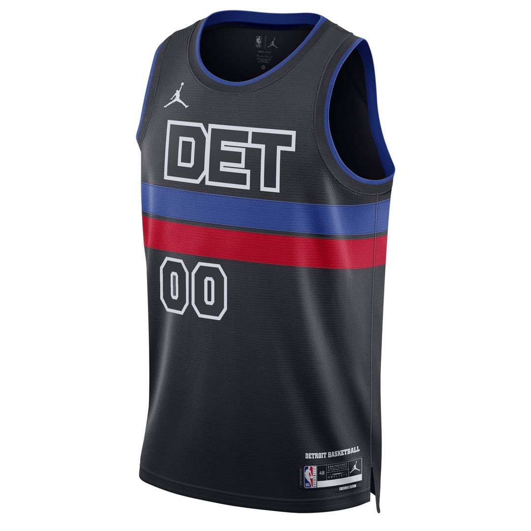 Detroit Pistons Jordan Brand Unisex 2022/23 Swingman Custom Jersey - Statement Edition - Blue Team Jersey Sports Fan Apparel