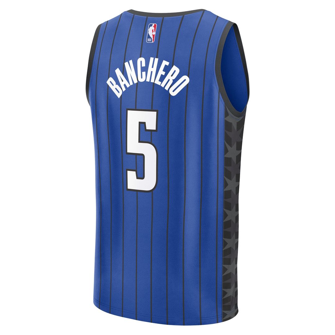 Orlando Magic Paolo Banchero Fanatics Youth Fast Break Replica Player Jersey - Statement Edition - Blue Team Jersey Sports Fan Apparel