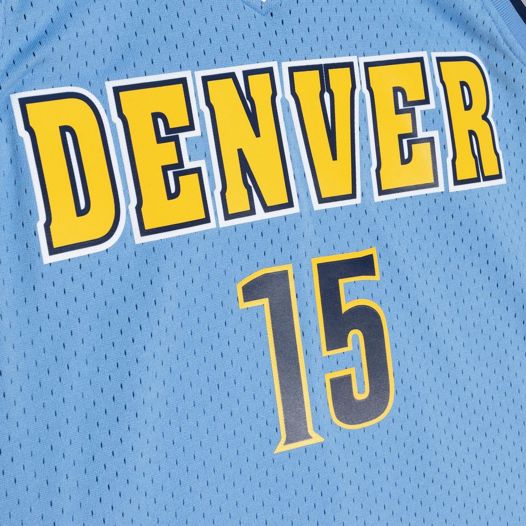 Denver Nuggets Nikola Jokic Mitchell & Ness 2016/17 Swingman Jersey - Light Blue Team Jersey Sports Fan Apparel
