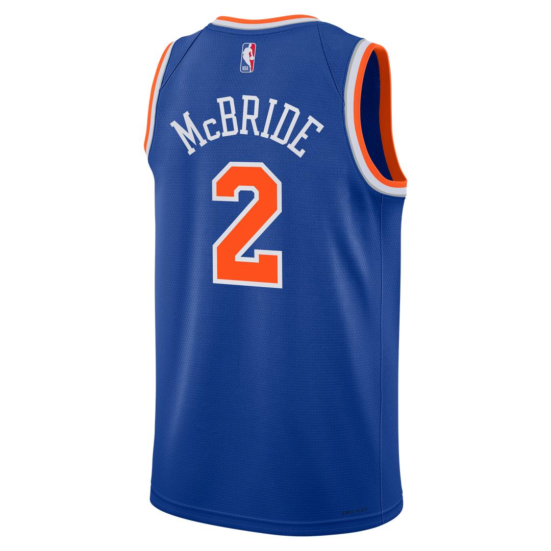 New York Knicks Miles McBride Nike Youth Swingman Jersey - Icon Edition - Blue Team Jersey Sports Fan Apparel